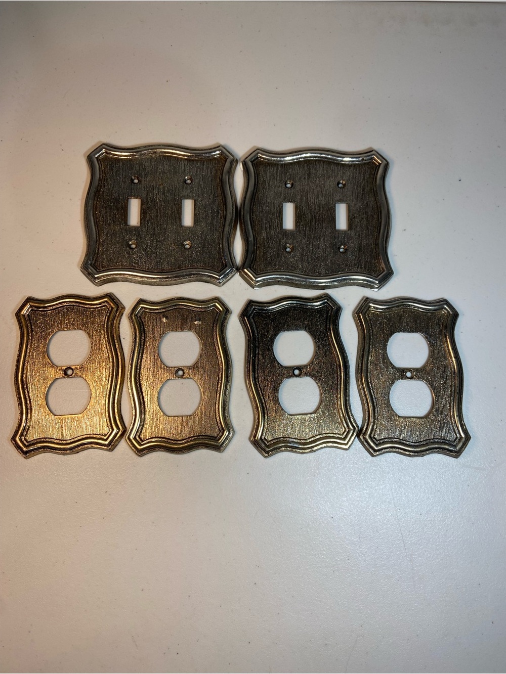 Vintage American Tack & Hardware 1968 Outlet Cover Plates Set o 6
